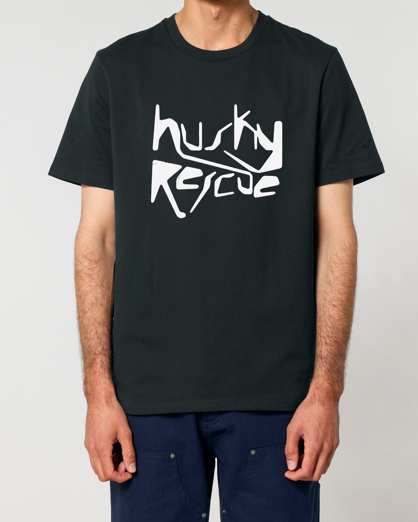 Husky Rescue 20 – Black Logo T-shirt (preorder)