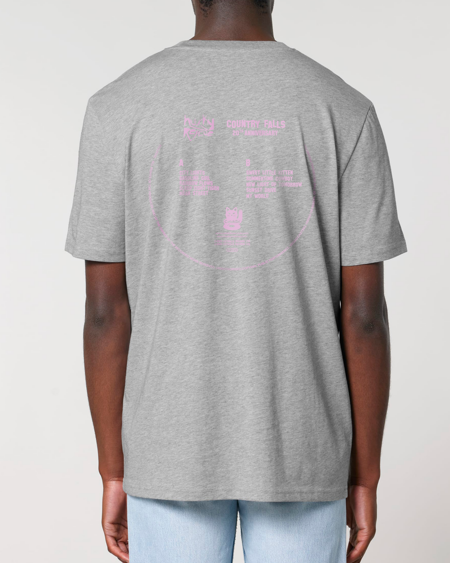 Husky Rescue 20 – Gray/Pink Country Falls T-shirt (preorder)